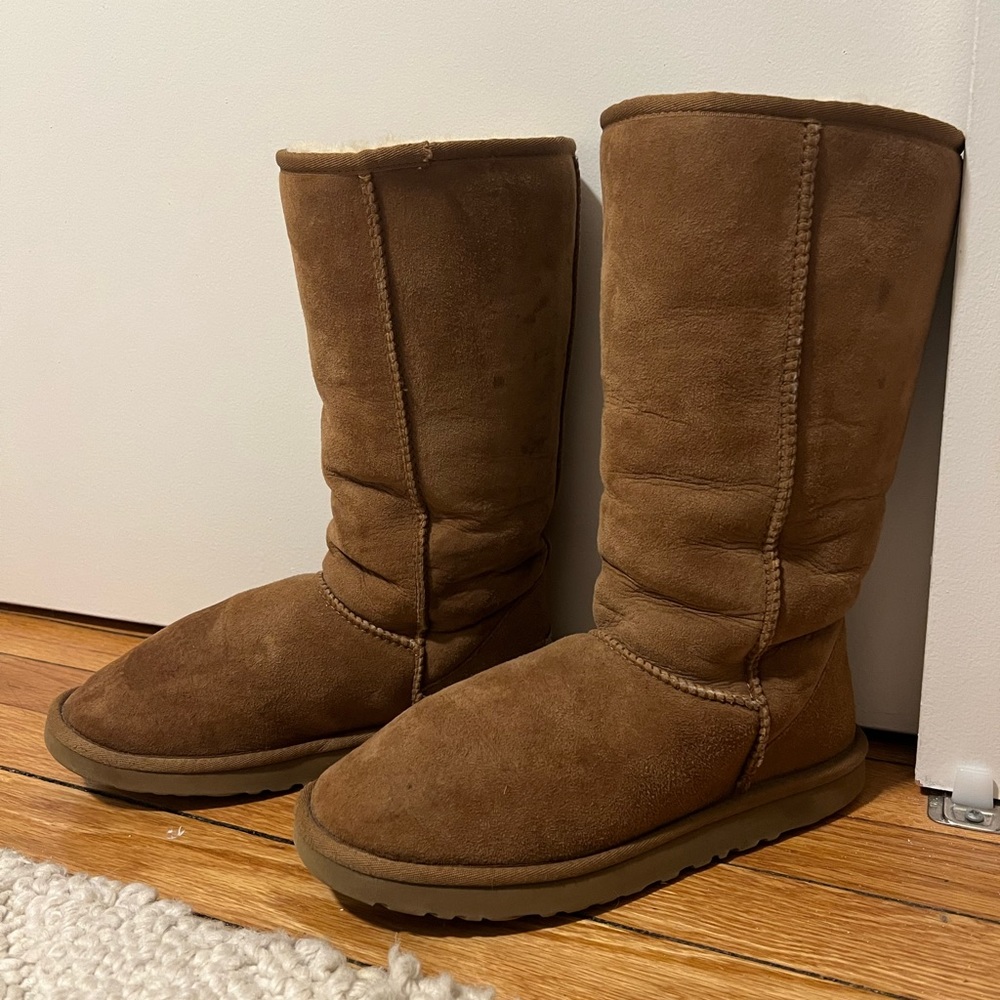 UGG Women’s Classic Tall II Boot in Chestnut - Picture 2 of 10